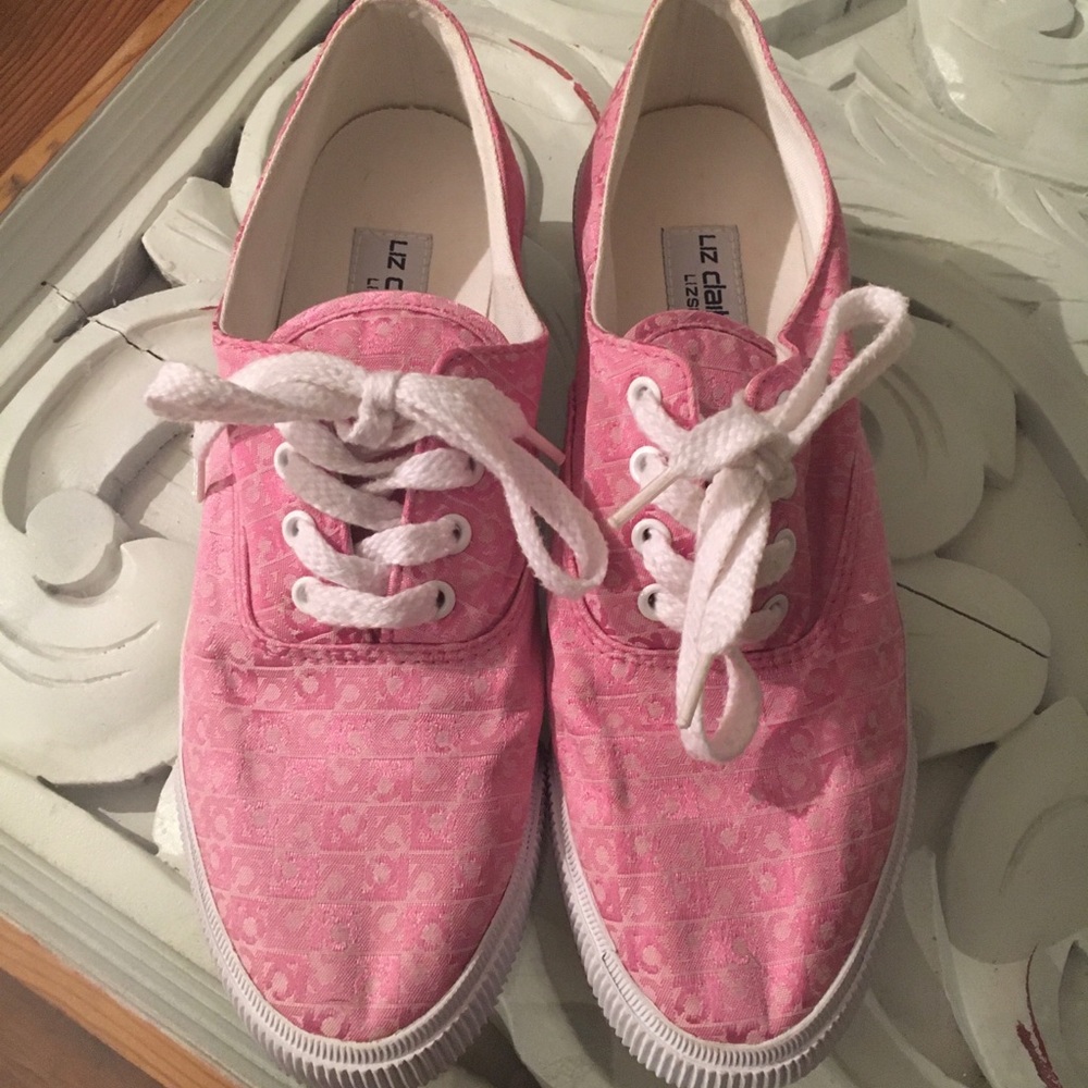 Pink Liz Claiborne Slip On Shoes